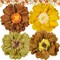 4-Pack 20" Giant Paper Flowers – Boho Groovy Fall Party & Event Wall Decorations